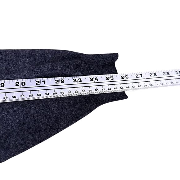 Club Room Sweater Men’s 2XL XXL Gray 100% Cashmere V-Neck Pullover Knit Estate - Picture 8 of 11